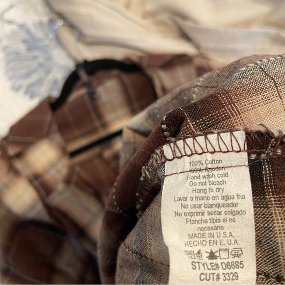 AD:HOC Plaid Faux Wrap Midi Dress Retro Small - Picture 8 of 8